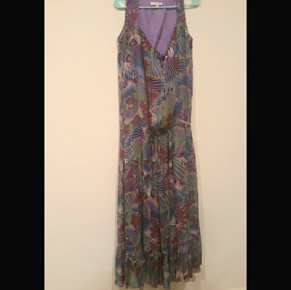 Patterned maxi dress